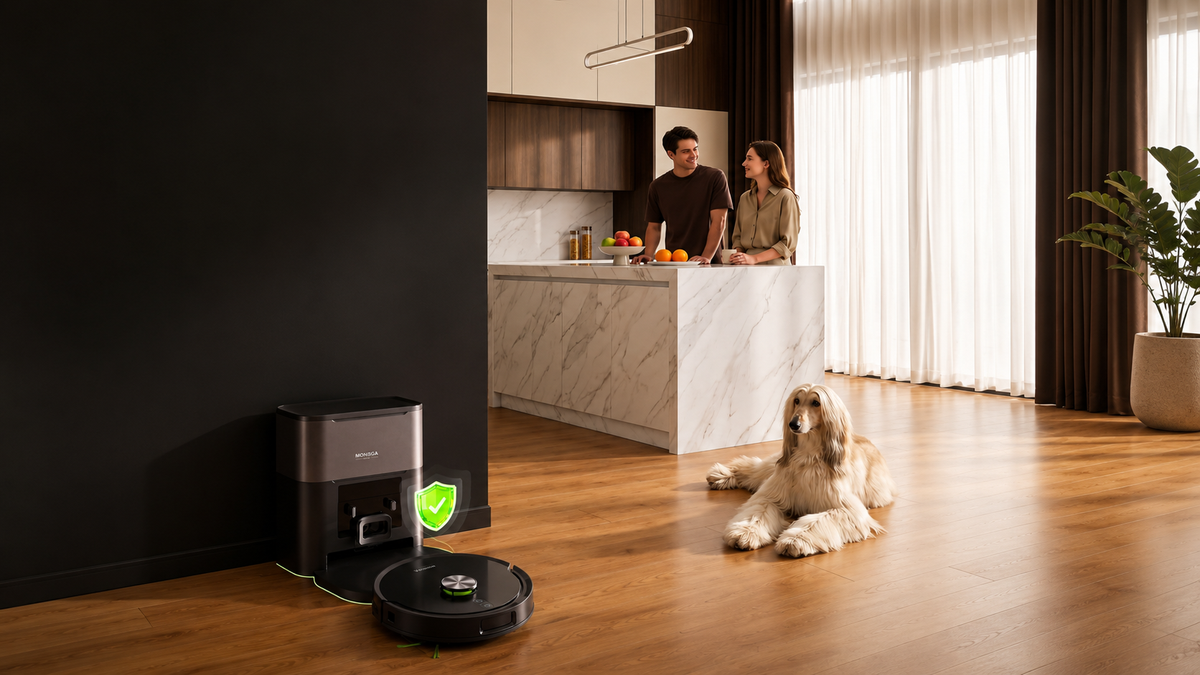 Maison prête pour les vacances : gardez votre maison propre en votre absence | MONSGA MR7 PRO seulement 227 $