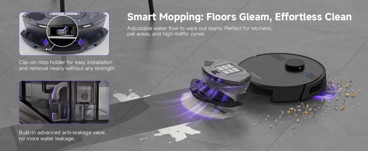Des sols brillants sans effort : comment le « lavage intelligent » du MS1 MAX facilite la vie