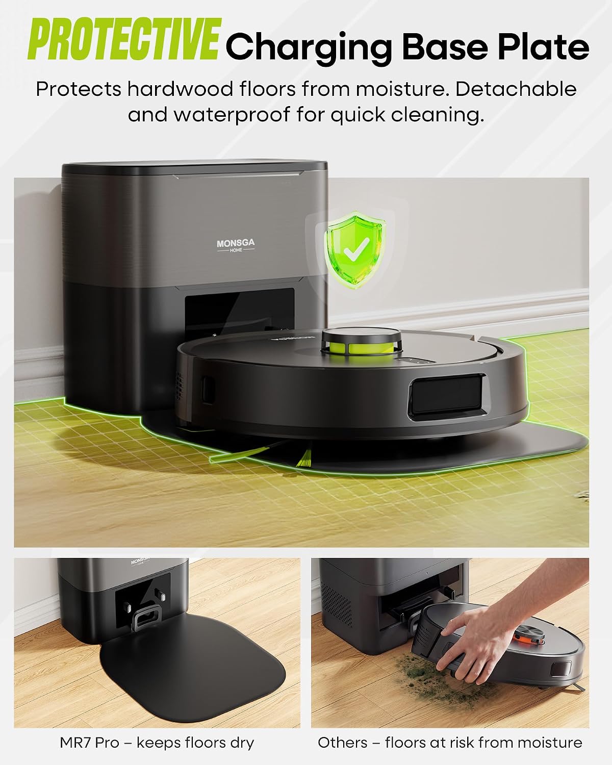 MONSGA MR7 PRO Robot Vacuum & Mop