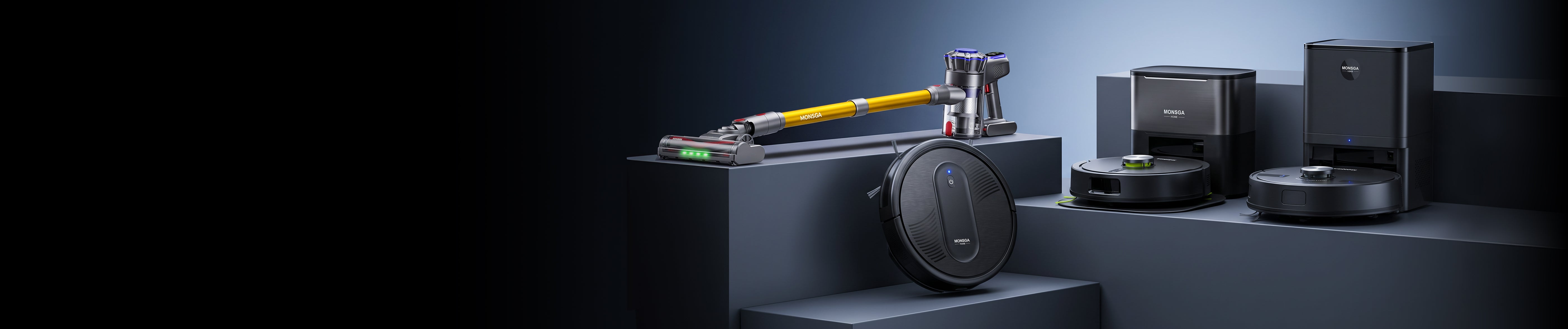 MONSGA robot vacuum support scene