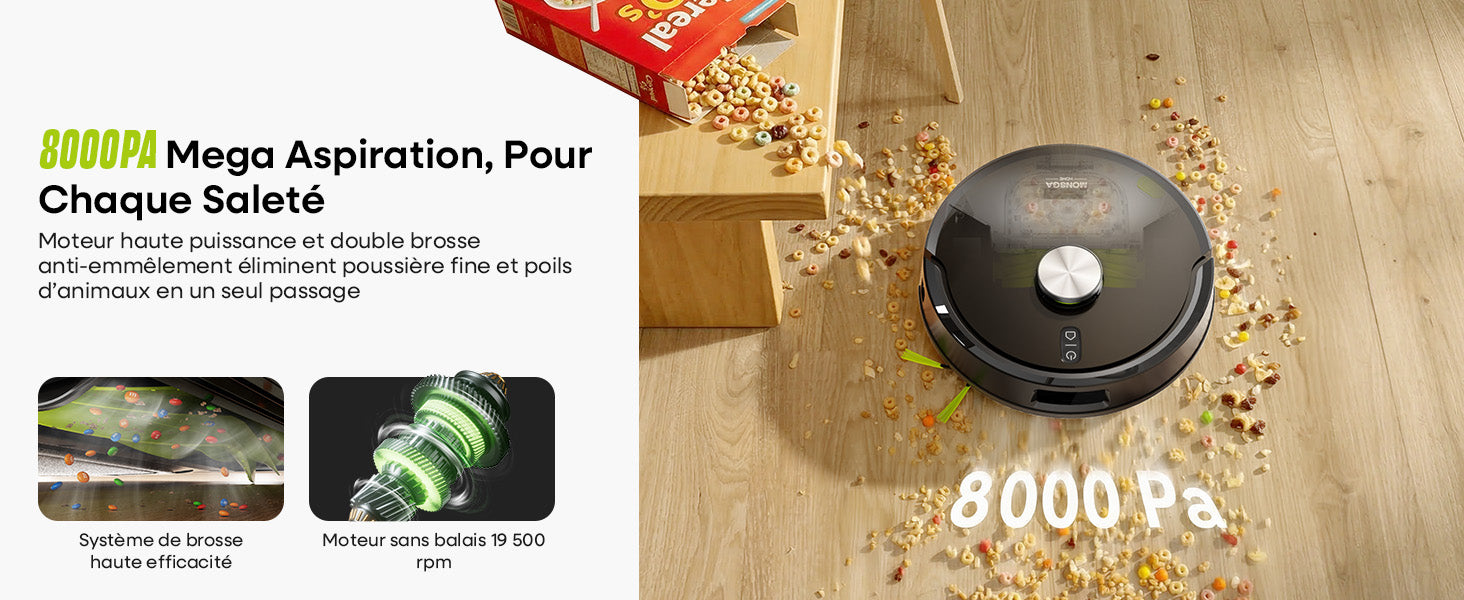 Consommables et accessoires MONSGA MR7 PRO performance de nettoyage et entretien 4