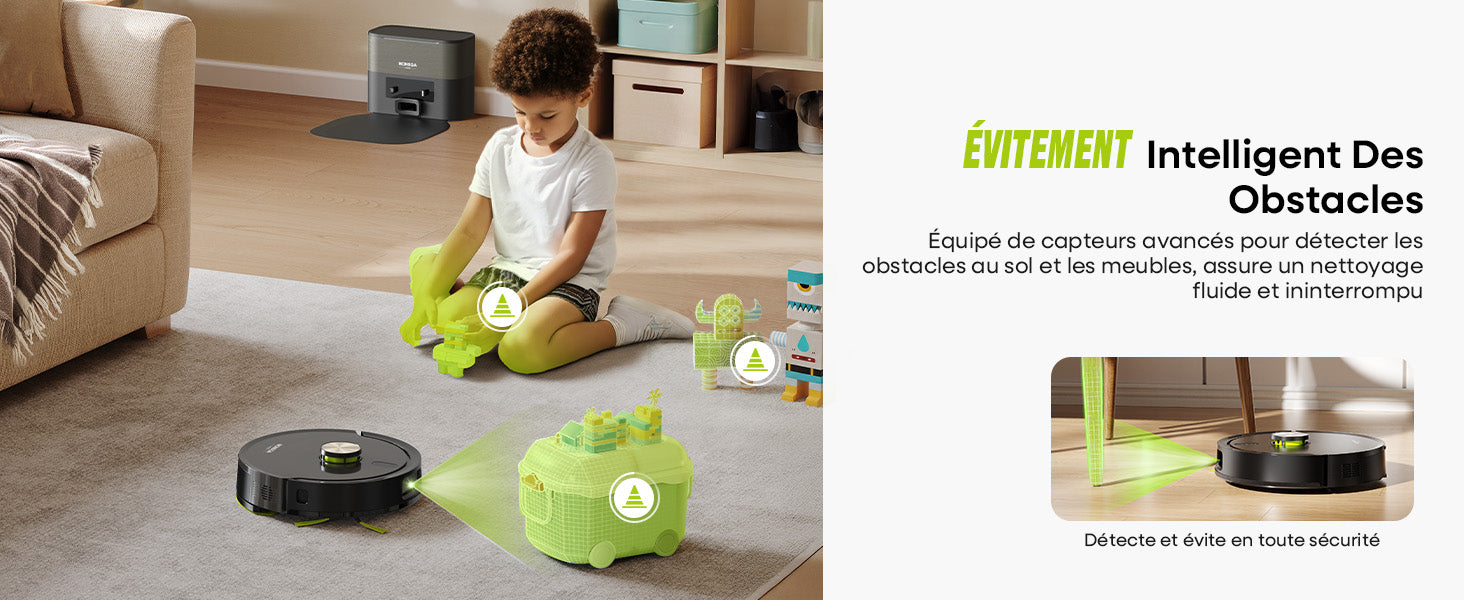 Consommables et accessoires MONSGA MR7 PRO navigation lidar et évitement des obstacles 2