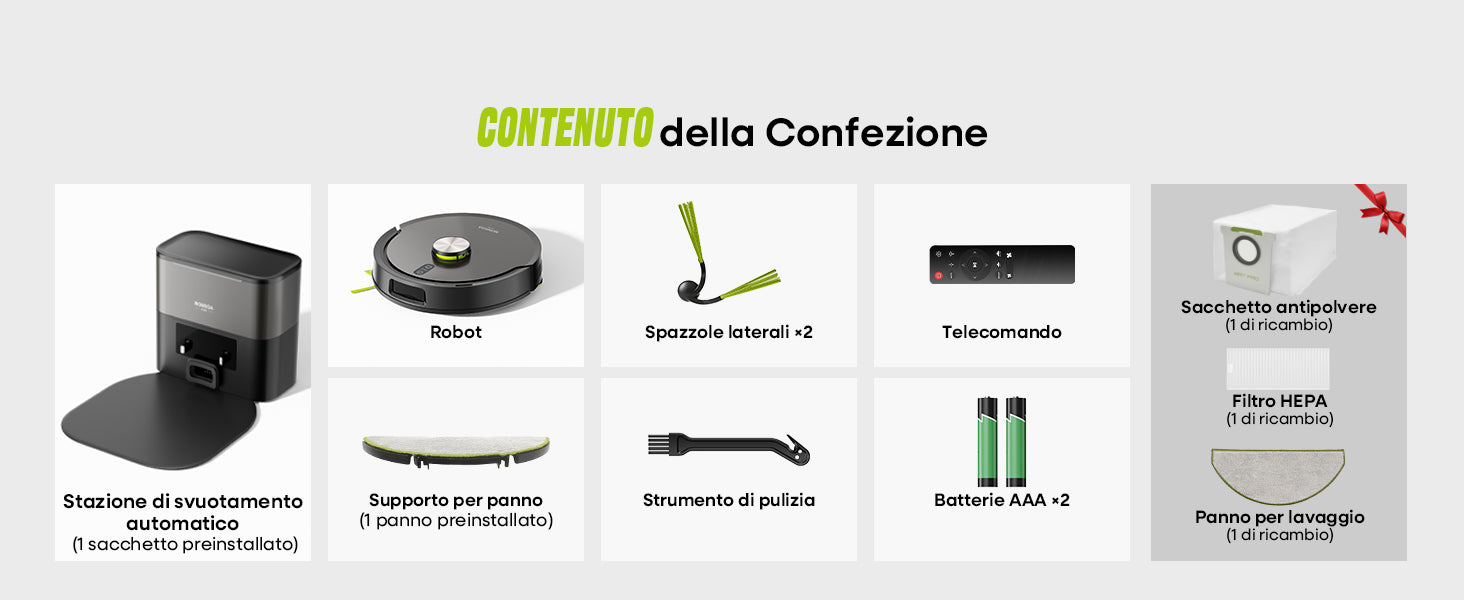 MONSGA MR7 PRO Materiali di Consumo e Accessori per la Pulizia supporting details