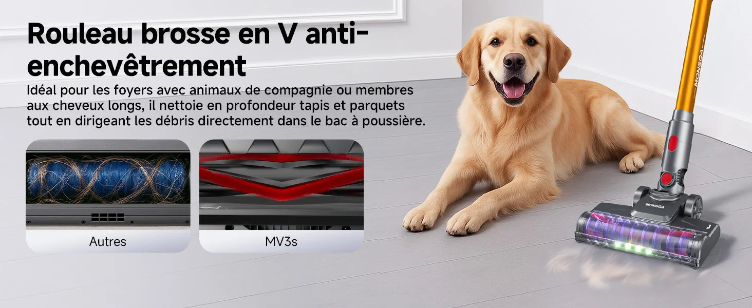 Ensemble filtration et bac à poussière MONSGA MV3  3