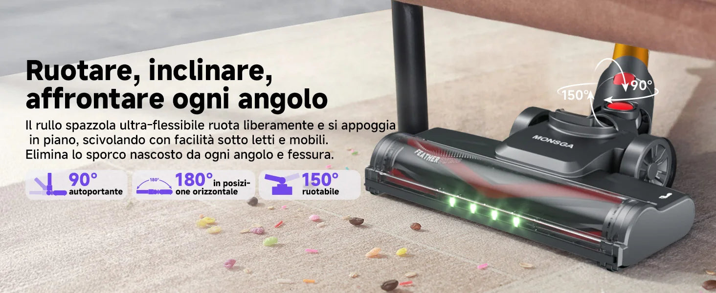 MONSGA MV3 Accessori testina e manico/tubo  2