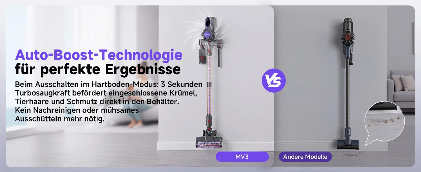 MONSGA MV3 Zubehör Bürstenkopf und Stiel/Teleskoprohr  4