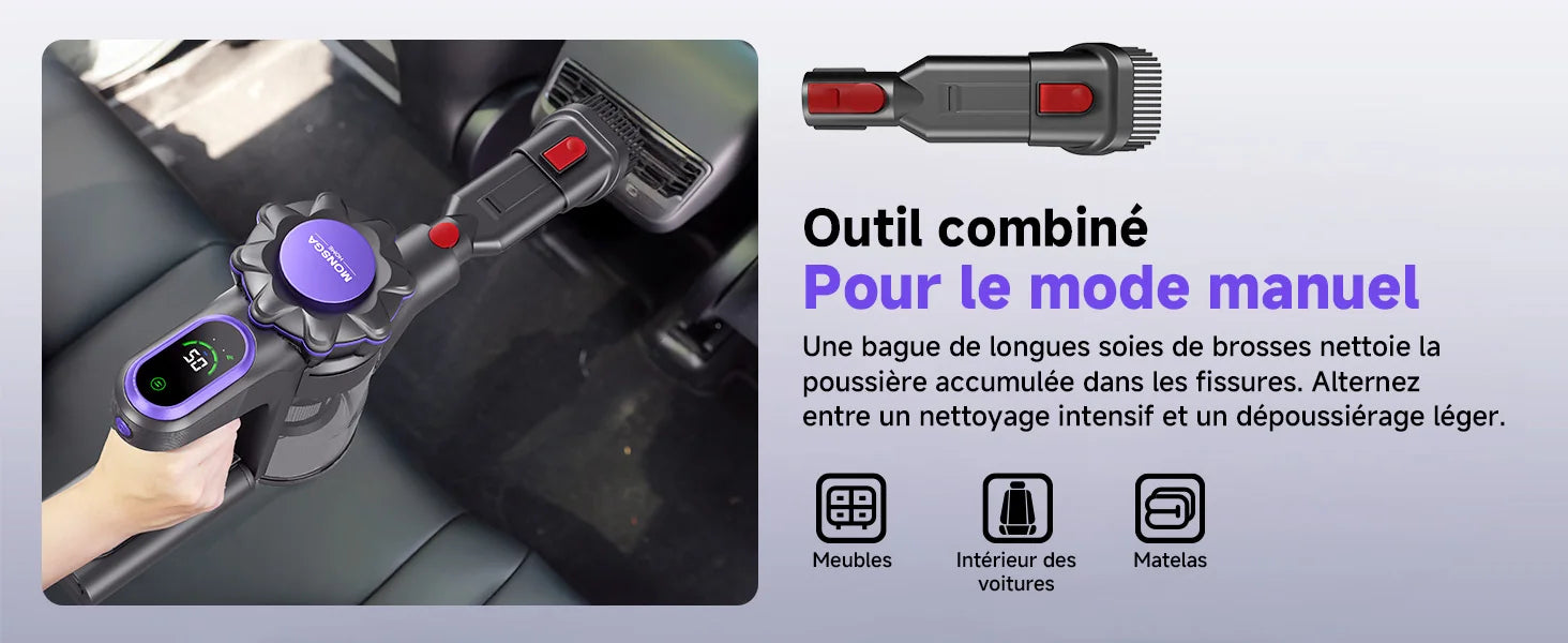 Ensemble filtration et bac à poussière MONSGA MV3  3