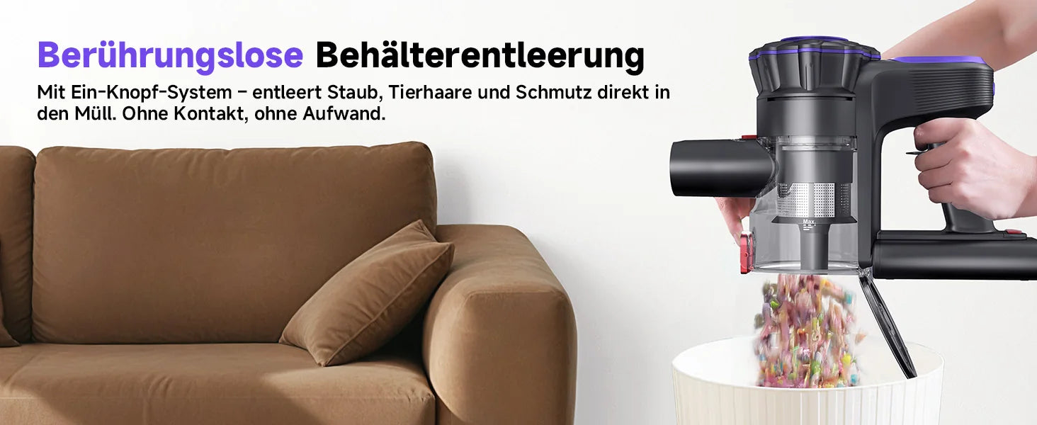 MONSGA MV3 Zubehör Bürstenkopf und Stiel/Teleskoprohr  2
