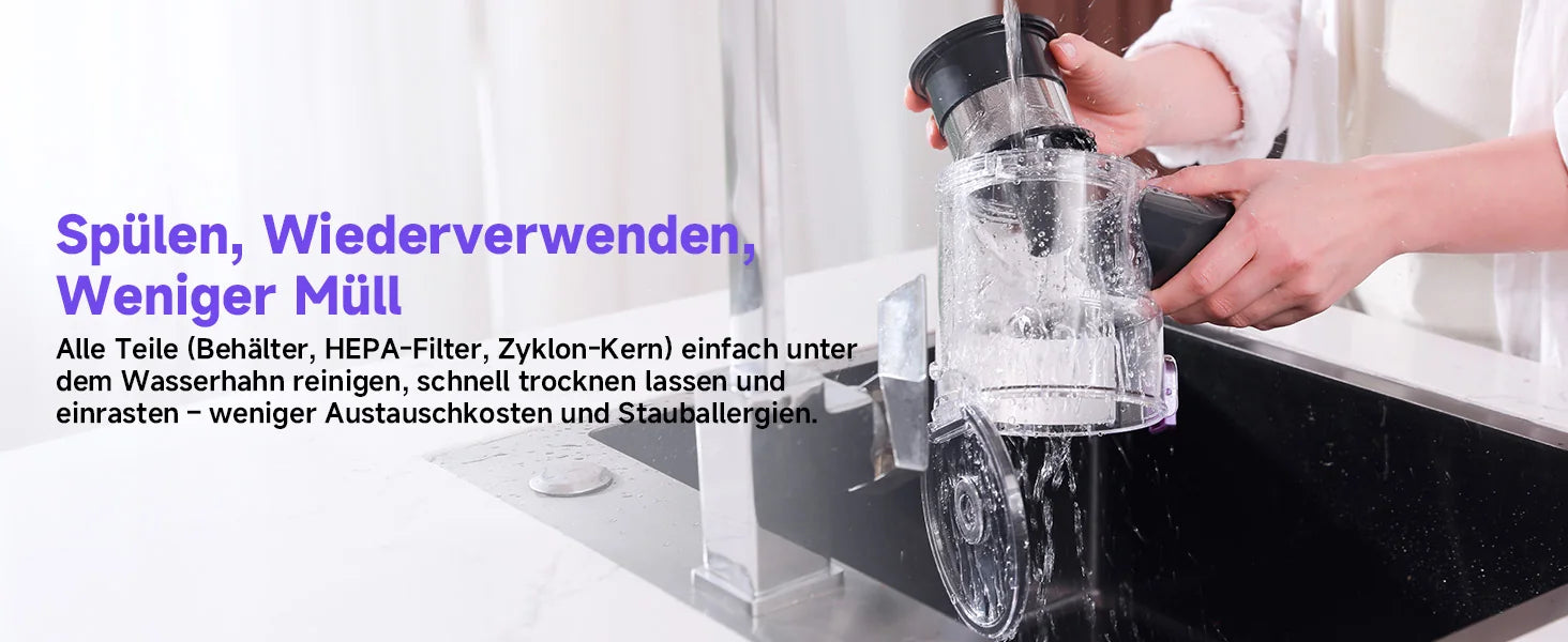 MONSGA MV3 Zubehör Bürstenkopf und Stiel/Teleskoprohr  3