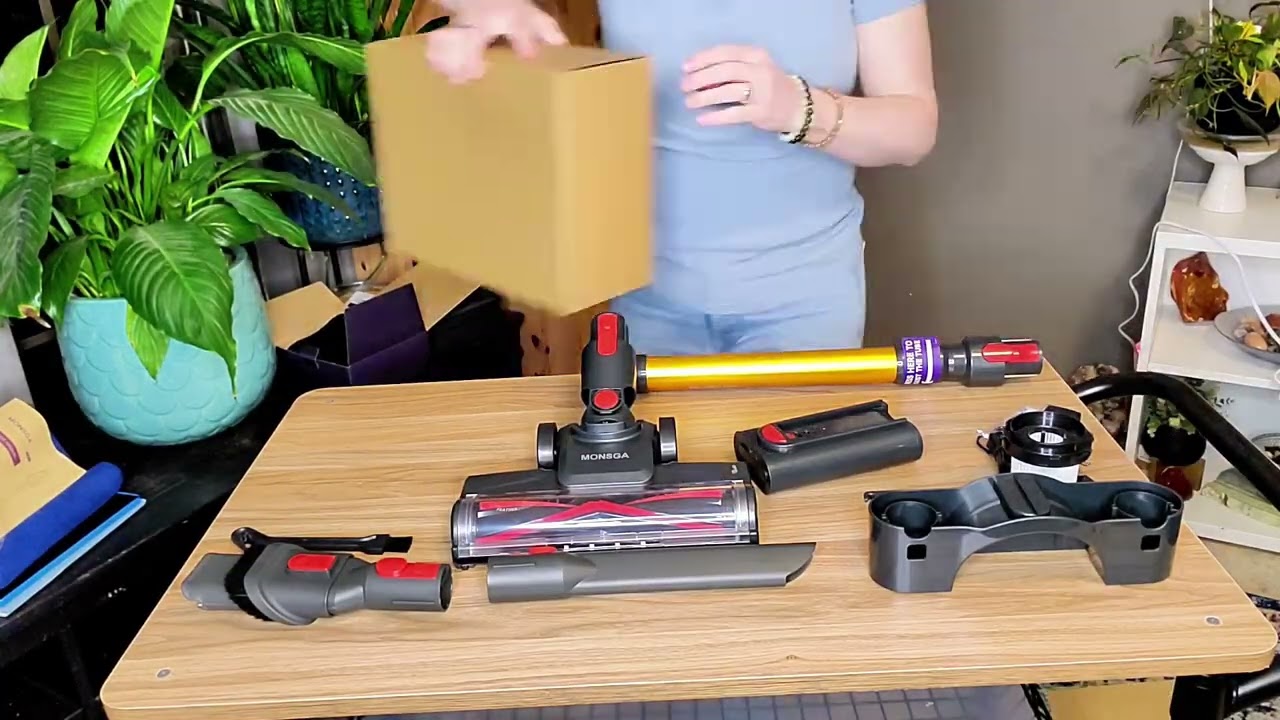 MONSGA Cordless Vacuum Cleaner Review | Anti-Tangle & LED Display